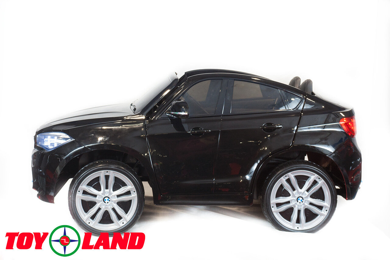 Электромобиль ToyLand BMW X6 mini черного цвета  